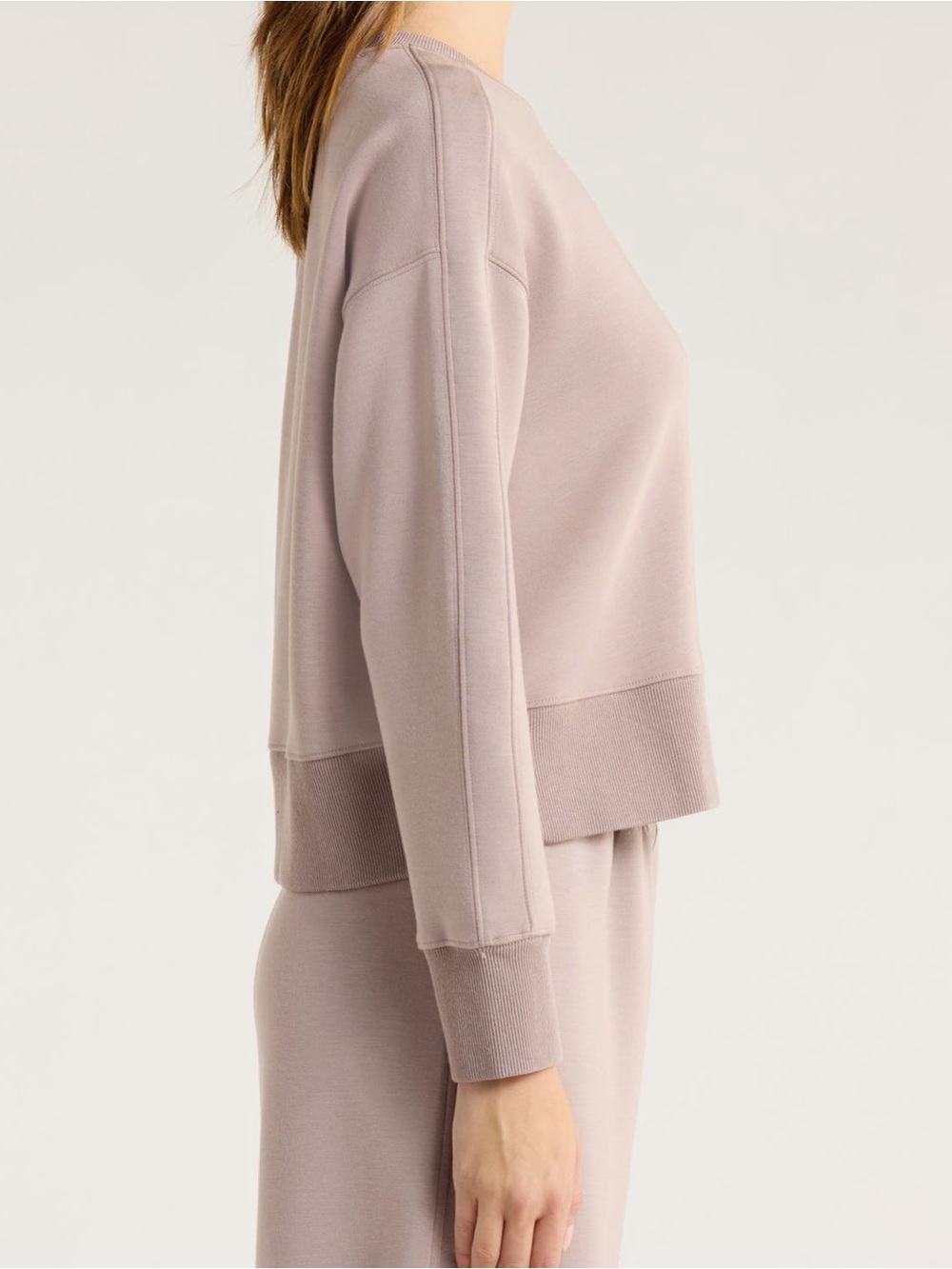 SPANX airessentials luxe crop crew neck sweatshirt - Picture 4 of 10